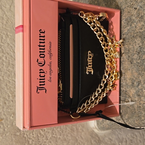Juicy Couture Handbags - Juicy Couture Black card holder Nwt